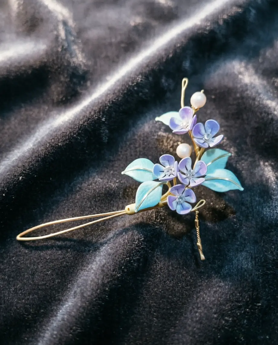 绒花作品