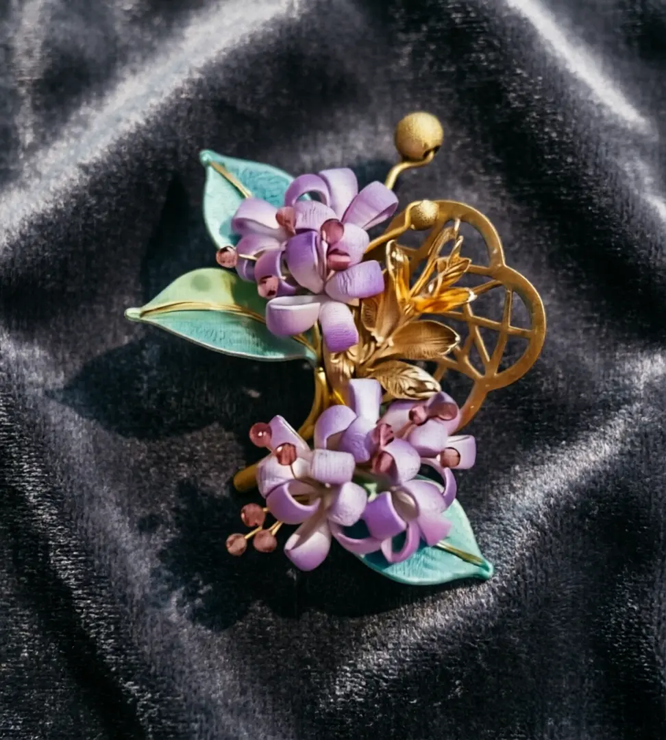 绒花作品